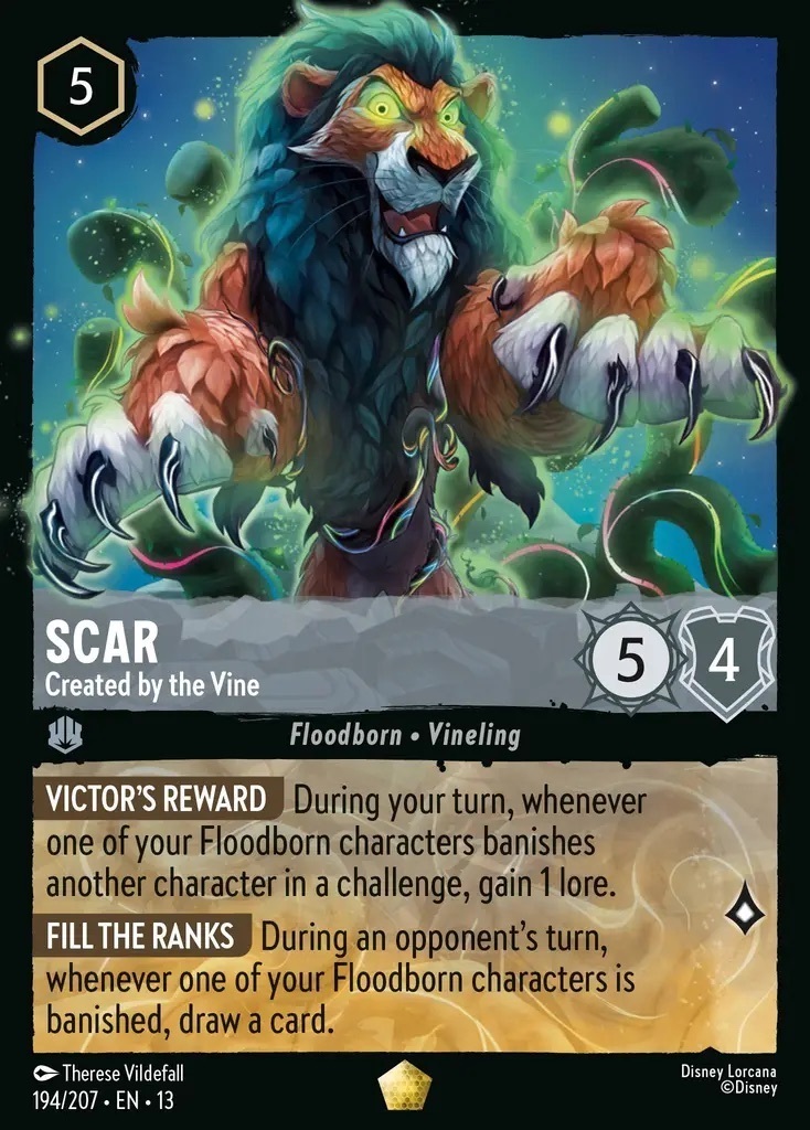 194/207·EN·13 Scar - Created by the Vine (Legendary)