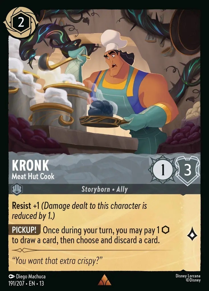 191/207·EN·13 Kronk - Meat Hut Cook (Rare)