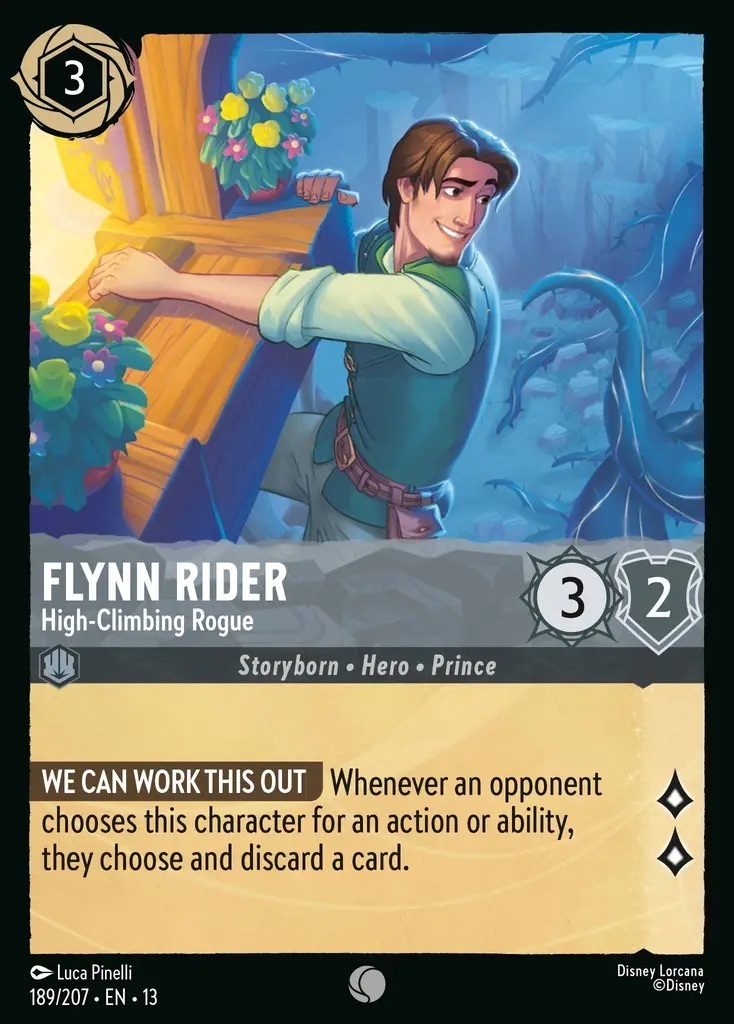 189/207·EN·13 Flynn Rider - High-Climbing Rogue (Common)