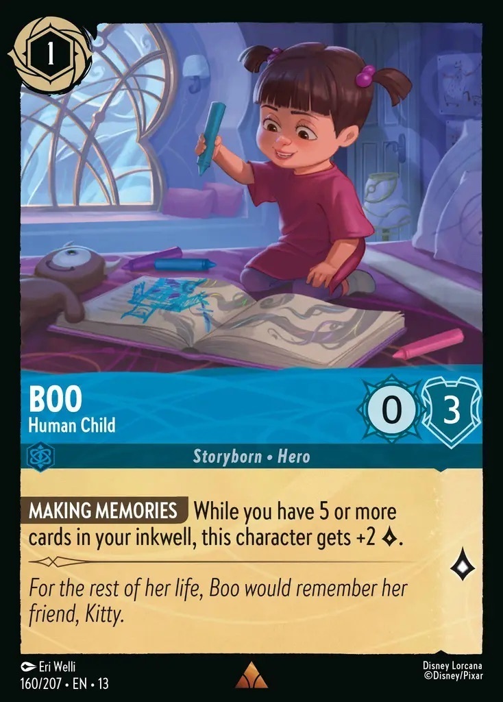 160/207·EN·13 Boo - Human Child (Rare)