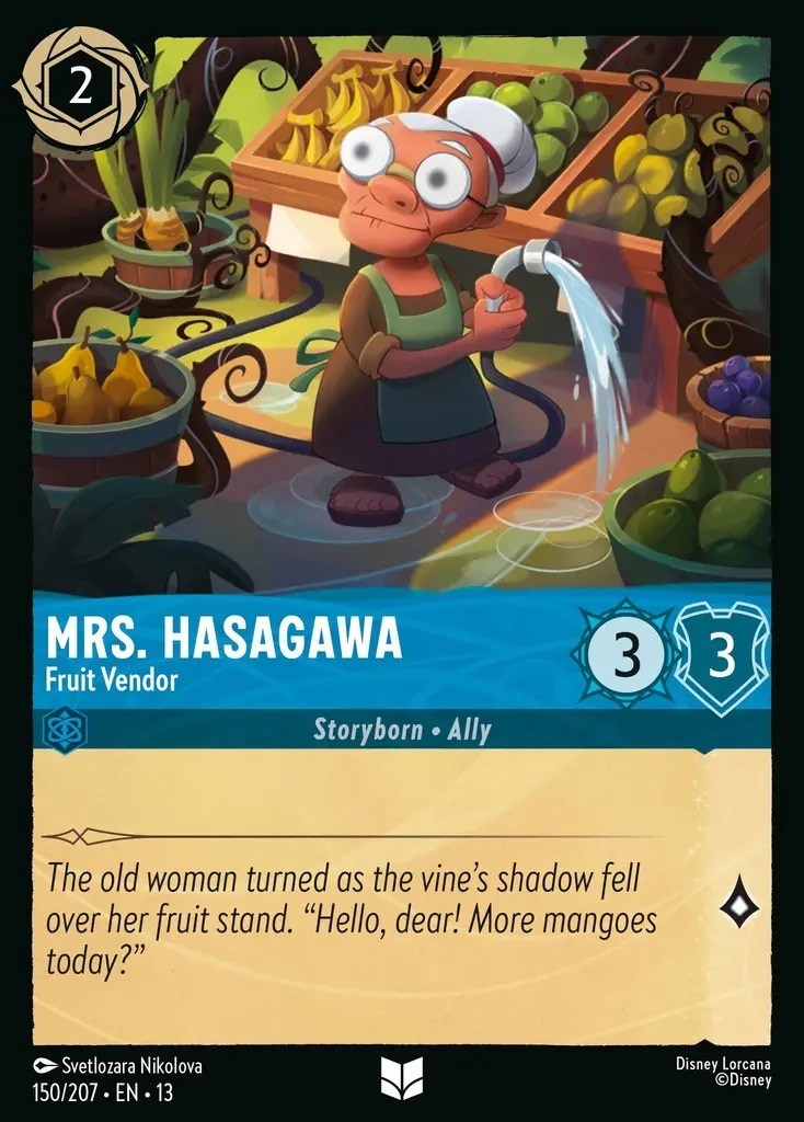 150/207·EN·13 Mrs. Hasagawa - Fruit Vendor (Uncommon)