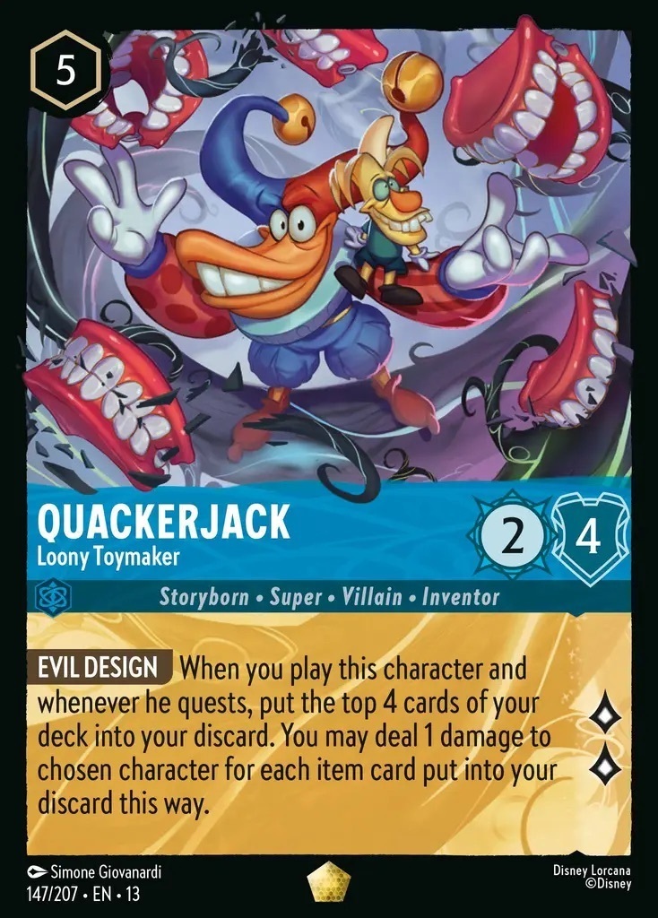 147/207·EN·13 Quackerjack - Loony Toymaker (Legendary)