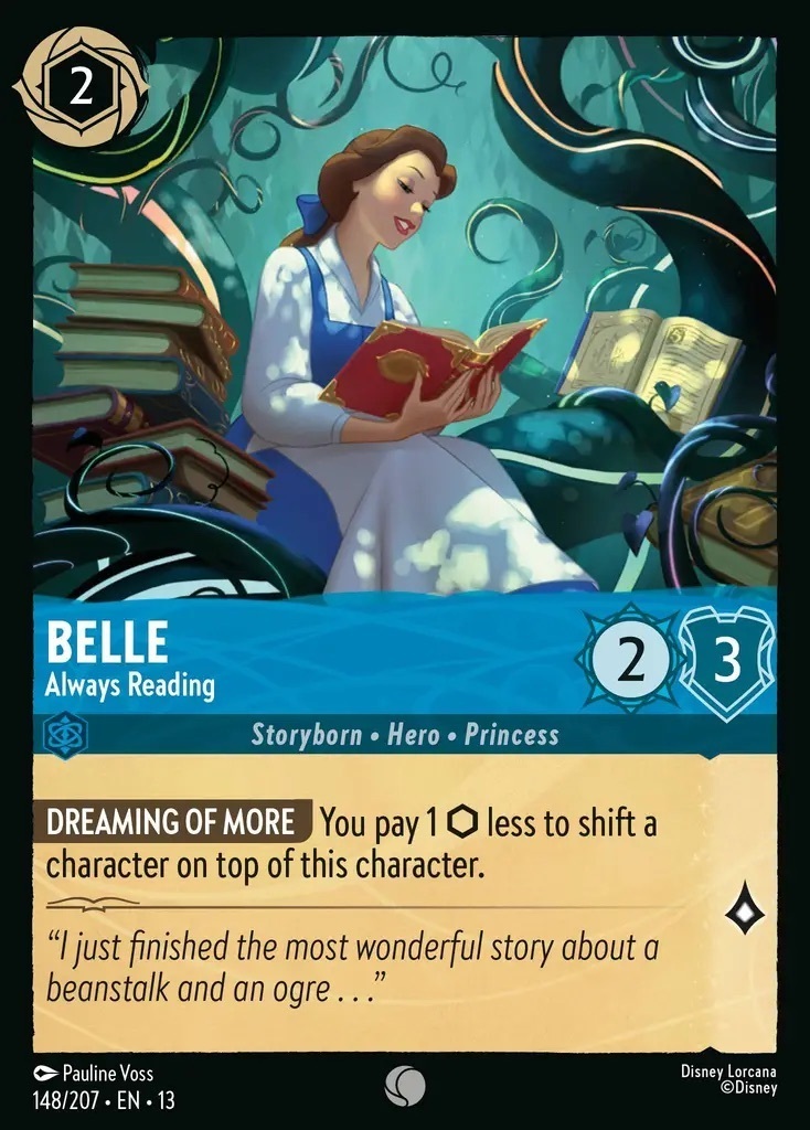 148/207·EN·13 Belle - Always Reading (Common)