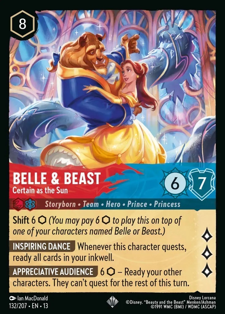 132/207·EN·13 Belle & Beast - Certain as the Sun (Super Rare)