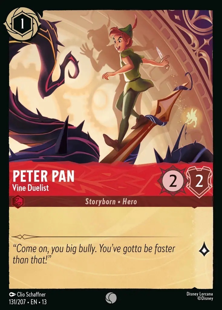 131/207·EN·13 Peter Pan - Vine Duelist (Common)