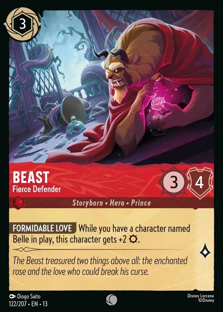 122/207·EN·13 Beast - Fierce Defender (Common)