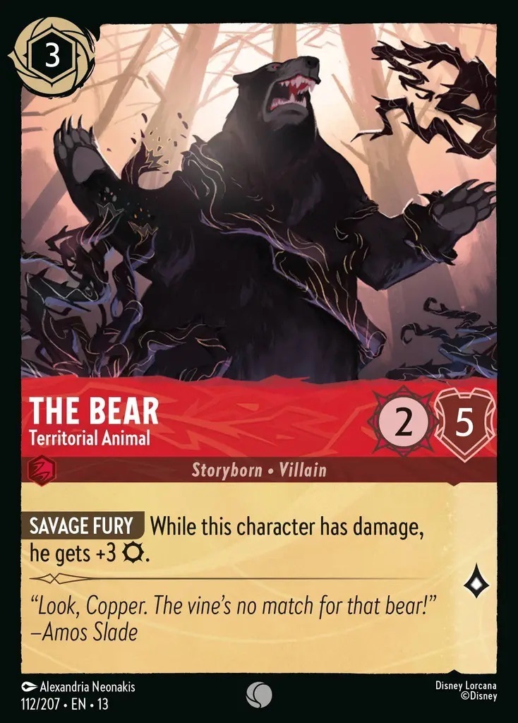 112/207·EN·13 The Bear - Territorial Animal (Common)