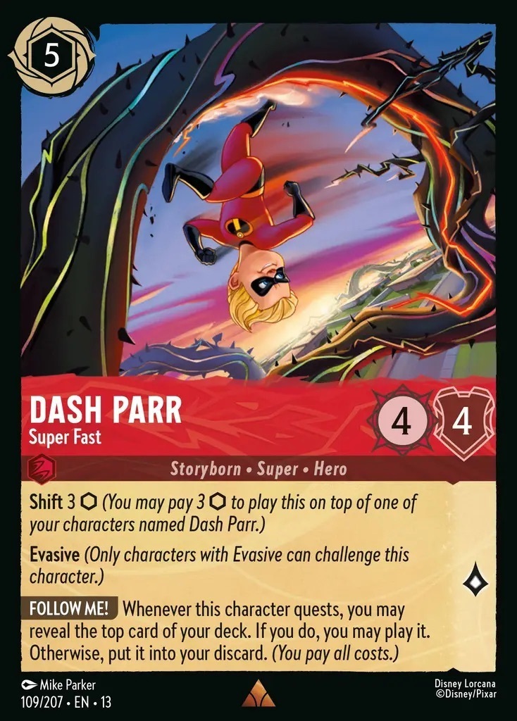 109/207·EN·13 Dash Parr - Super Fast (Rare)