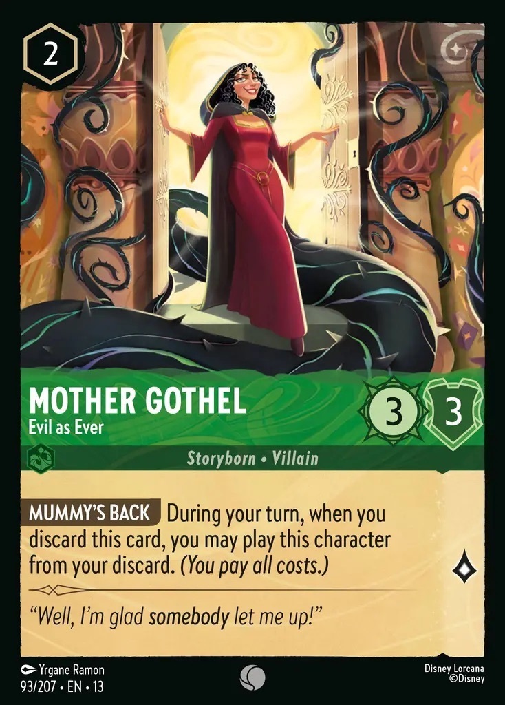 93/207·EN·13 Mother Gothel - Evil as Ever (Common)