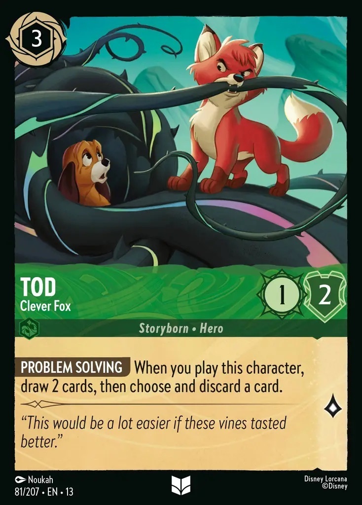 81/207·EN·13 Tod - Clever Fox (Uncommon)