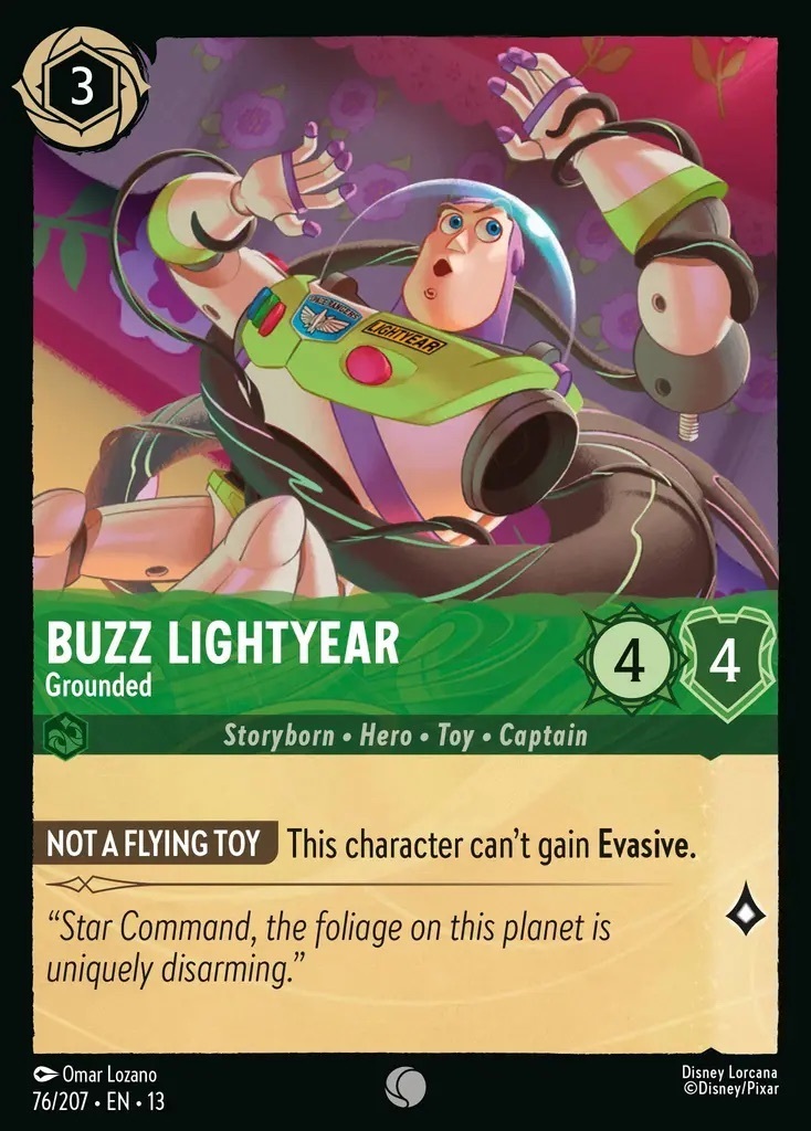 76/207·EN·13 Buzz Lightyear - Grounded (Common)