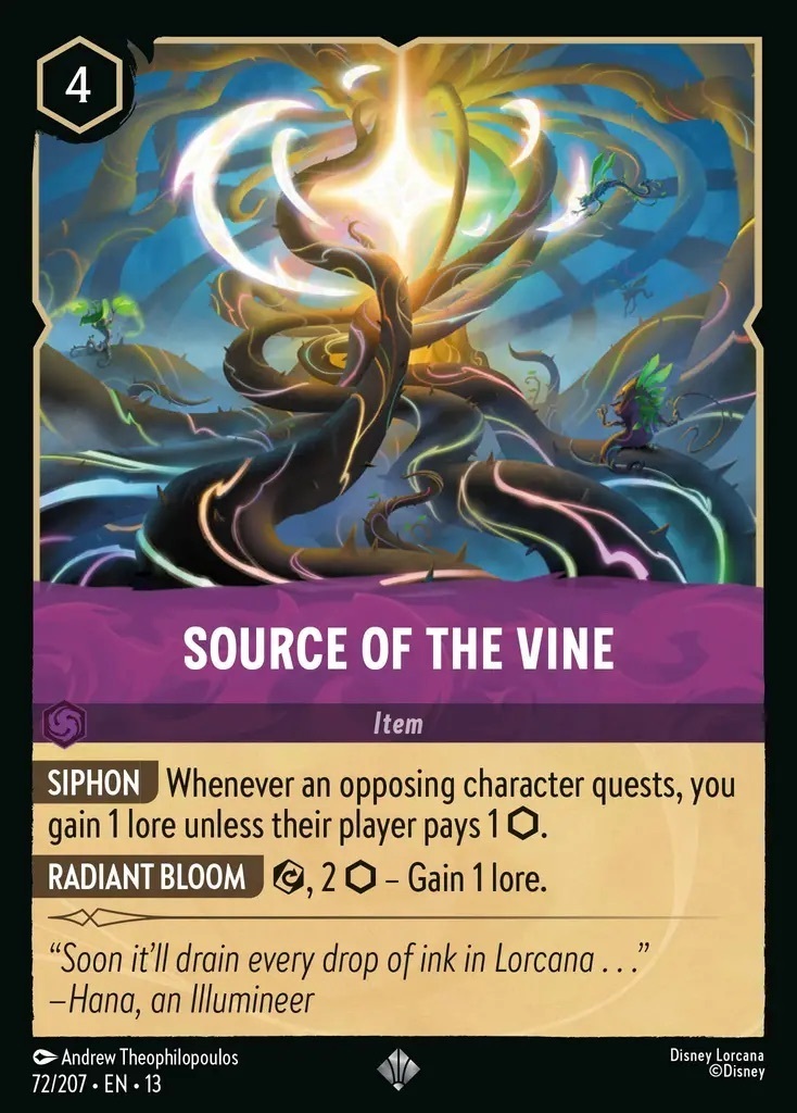 72/207·EN·13 Source of the Vine (Super Rare)