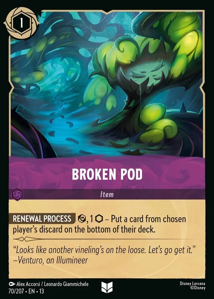 70/207·EN·13 Broken Pod (Uncommon)