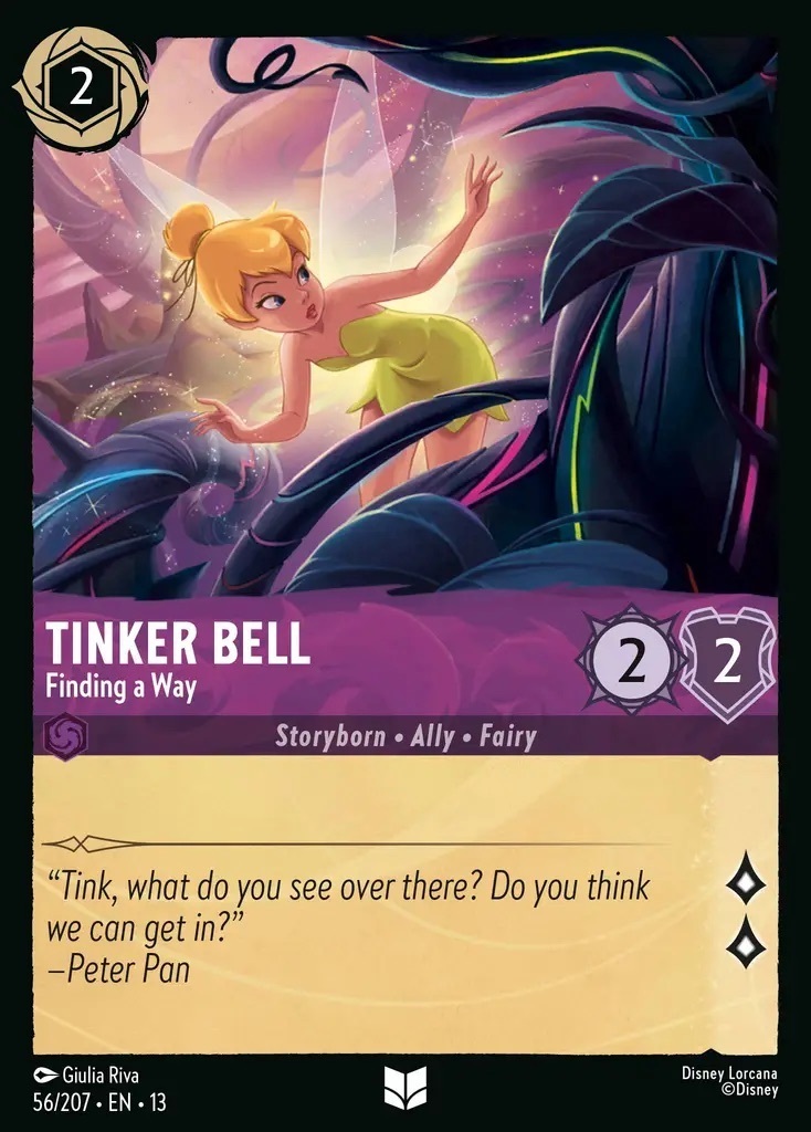 56/207·EN·13 Tinker Bell - Finding a Way (Uncommon)