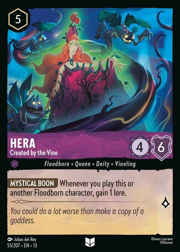 55/207·EN·13 Hera - Created by the Vine (Uncommon)