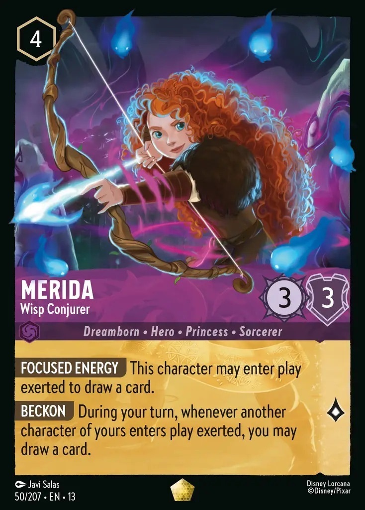 50/207·EN·13 Merida - Wisp Conjurer (Legendary)