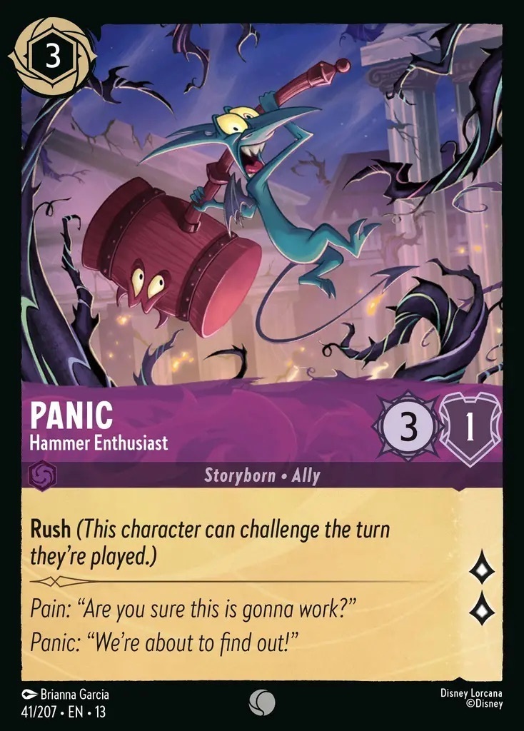 41/207·EN·13 Panic - Hammer Enthusiast (Common)