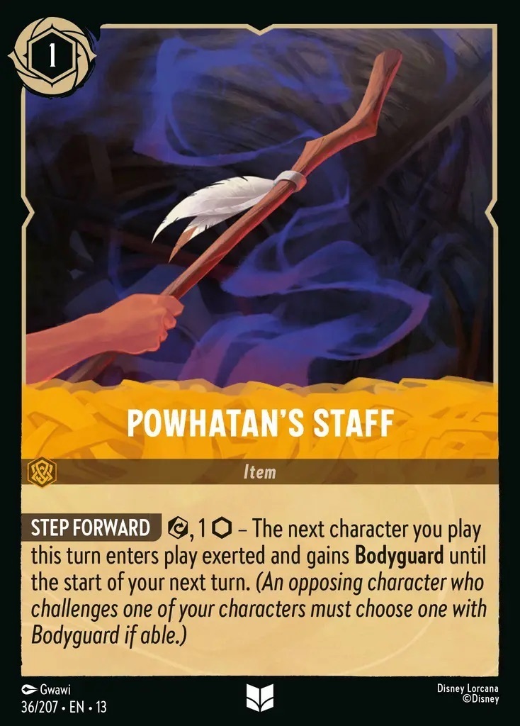 36/207·EN·13 Powhatan's Staff (Uncommon)