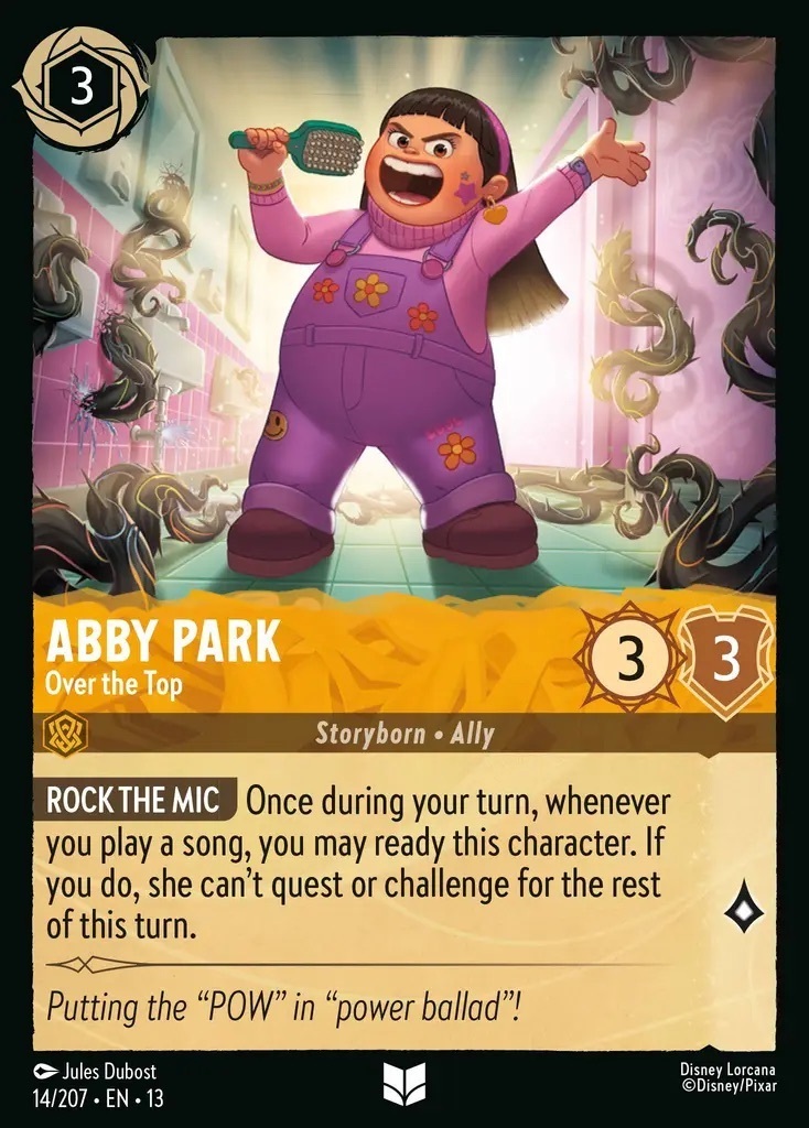 14/207·EN·13 Abby Park - Over the Top (Uncommon)