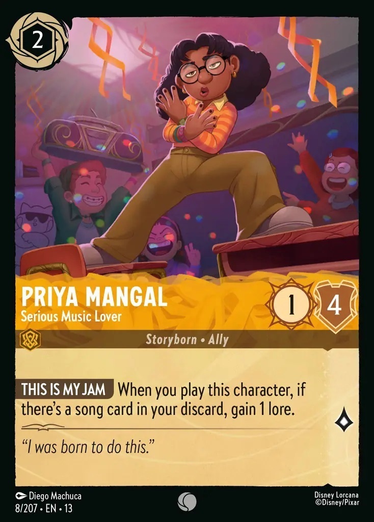8/207·EN·13 Priya Mangal - Serious Music Lover (Common)