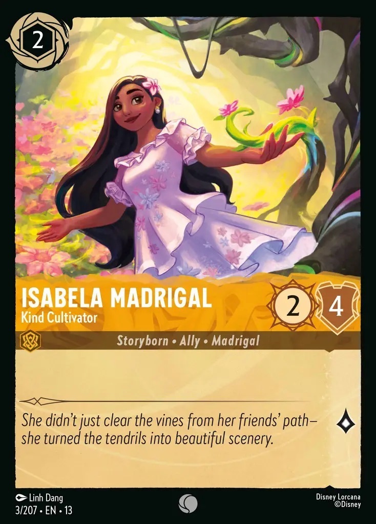 3/207·EN·13 Isabela Madrigal - Kind Cultivator (Common)