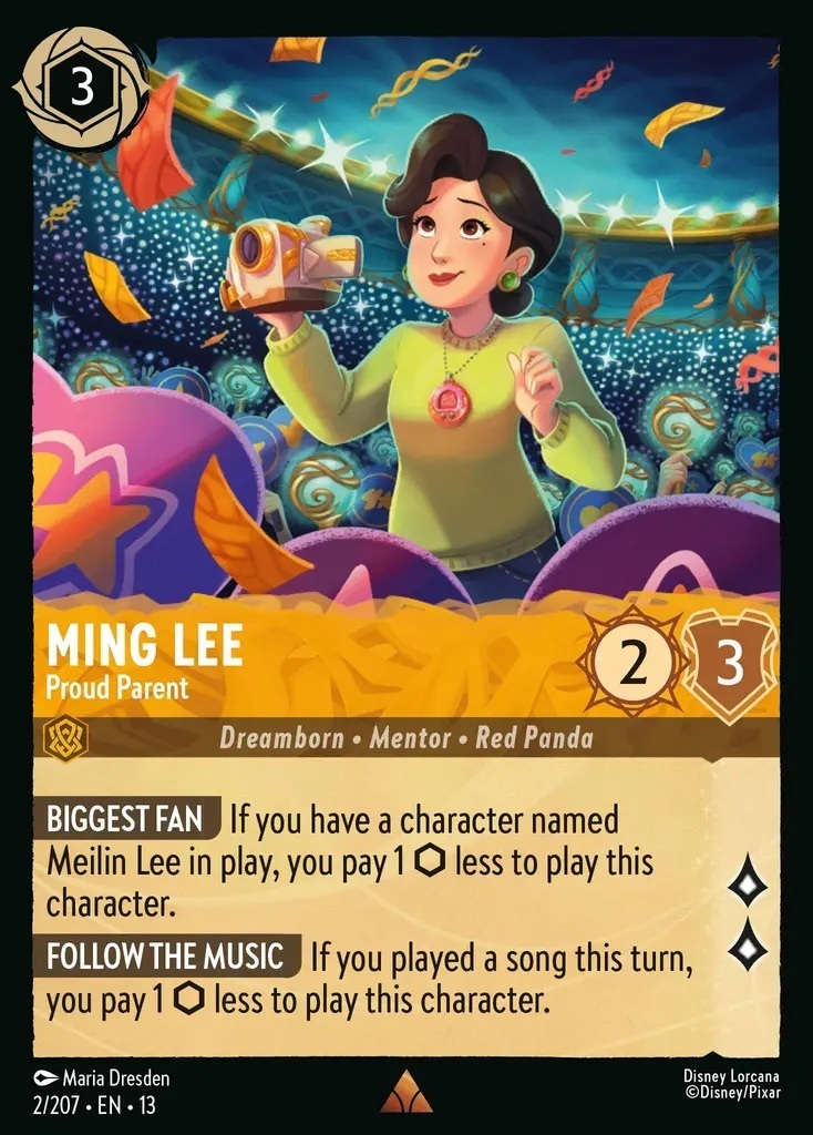 2/207·EN·13 Ming Lee - Proud Parent (Rare)