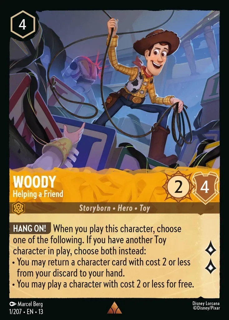 1/207·EN·13 Woody - Helping a Friend (Rare)