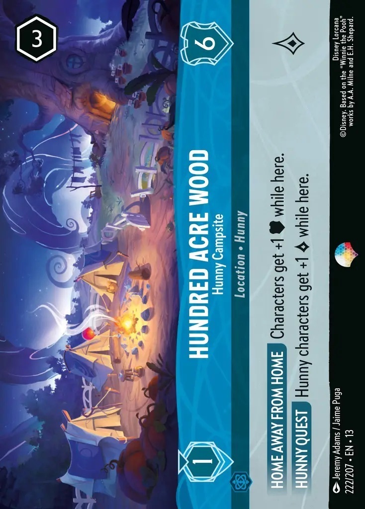 222/207·EN·13 Hundred Acre Wood - Hunny Campsite (Epic)