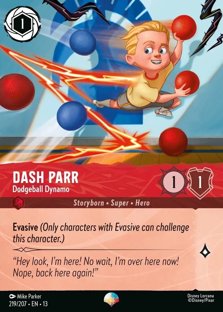 219/207·EN·13 Dash Parr - Dodgeball Dynamo (Epic)