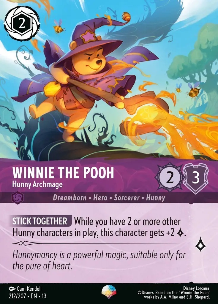 212/207·EN·13 Winnie the Pooh - Hunny Archmage (Epic)