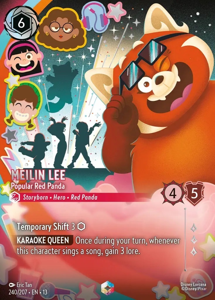 240/207·EN·13 Meilin Lee - Popular Red Panda (Enchanted)
