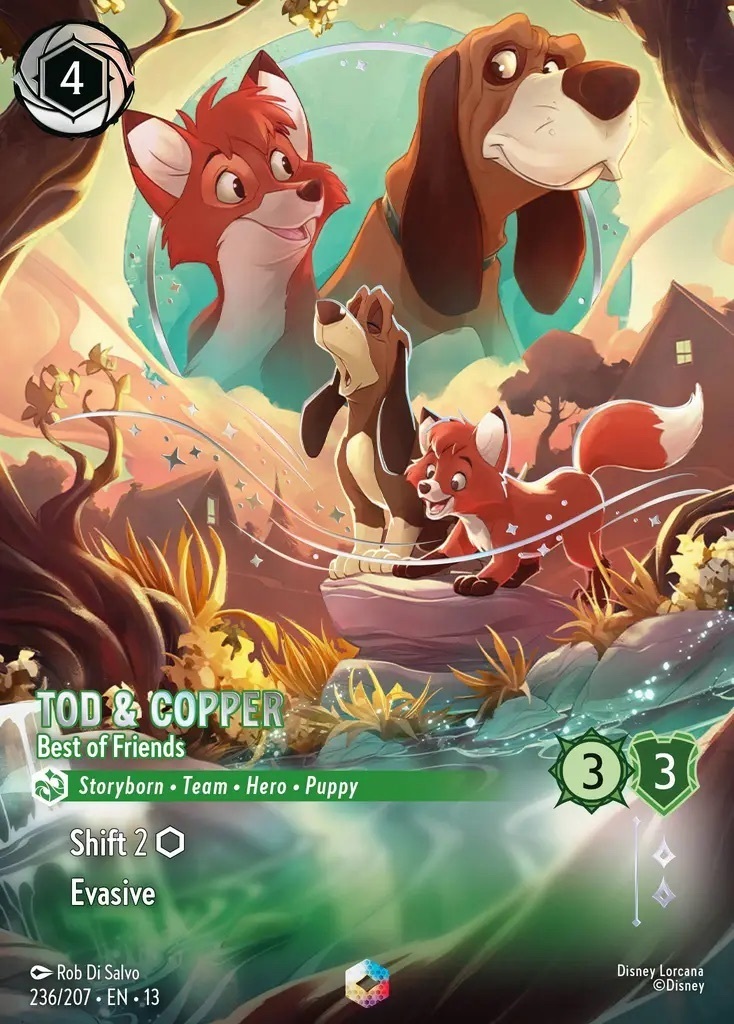 236/207·EN·13 Tod & Copper - Best of Friends (Enchanted)