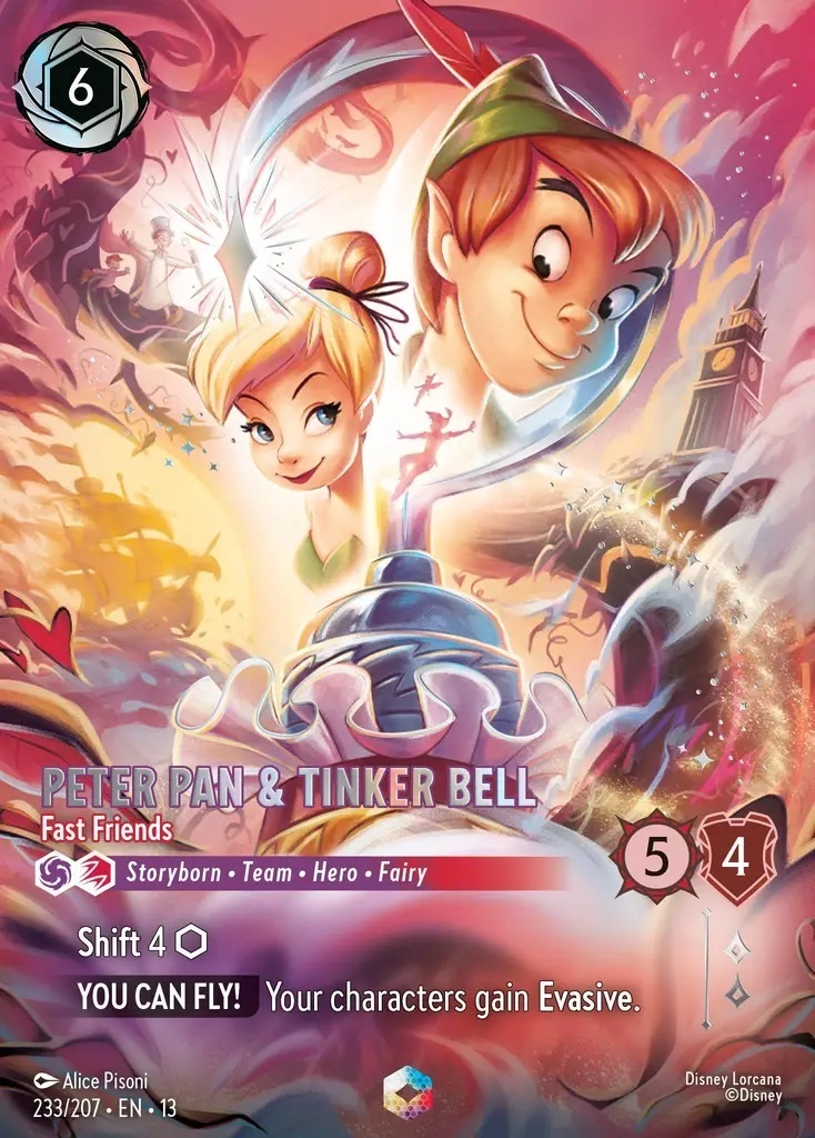 233/207·EN·13 Peter Pan & Tinker Bell - Fast Friends (Enchanted)