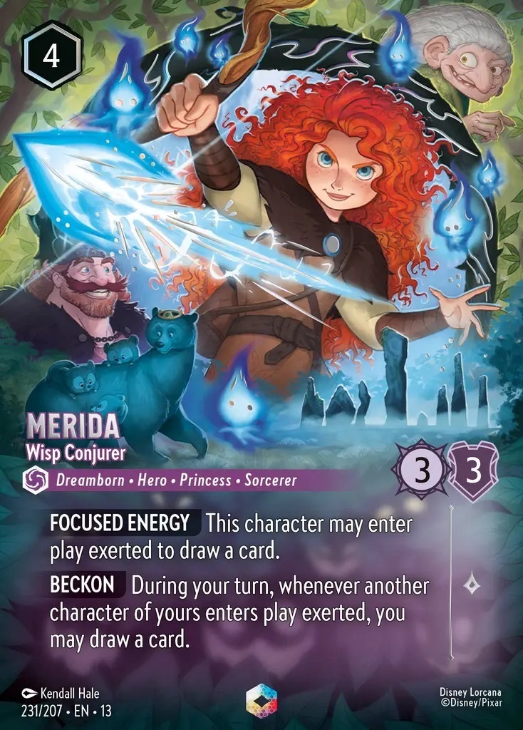 231/207·EN·13 Merida - Wisp Conjurer (Enchanted)
