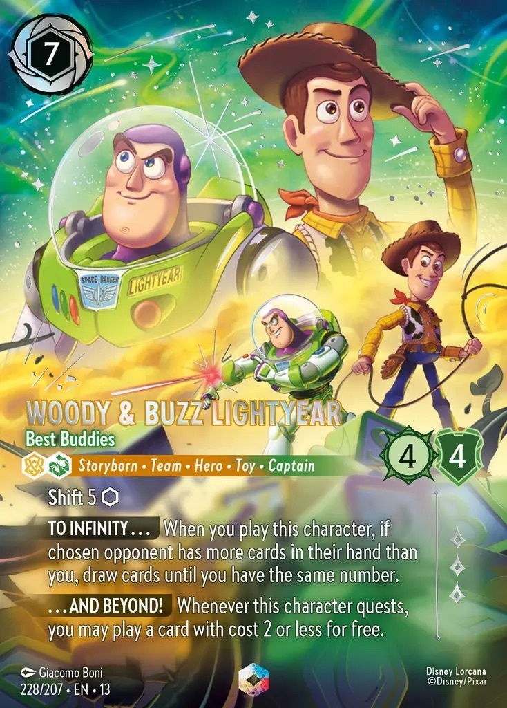 228/207·EN·13 Woody & Buzz Lightyear - Best Buddies (Enchanted)