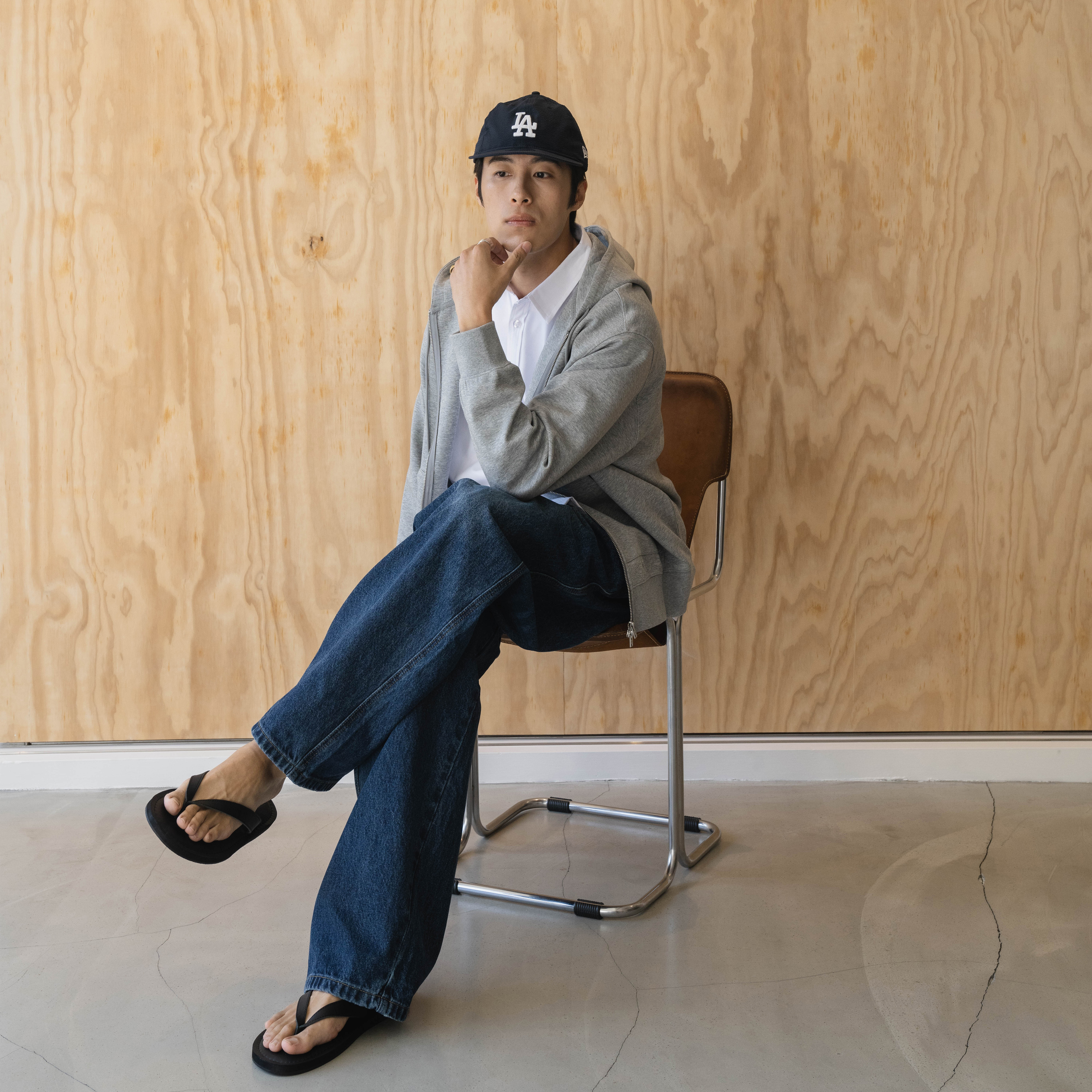 FOUR O FOUR Leather Flip-flops 皮革 夾腳拖 [404-4]
