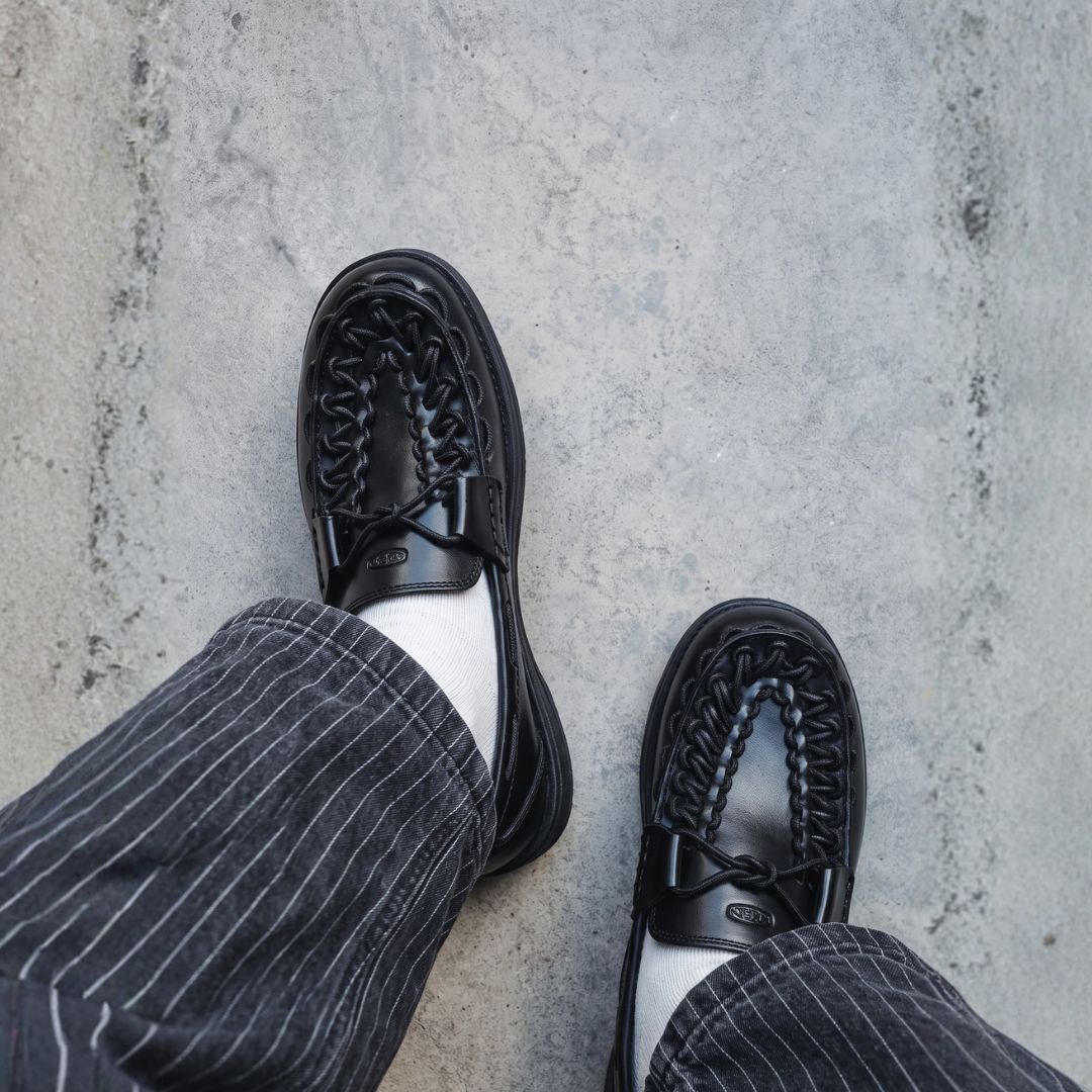 KEEN Uneek Loafer 編織皮革樂福鞋