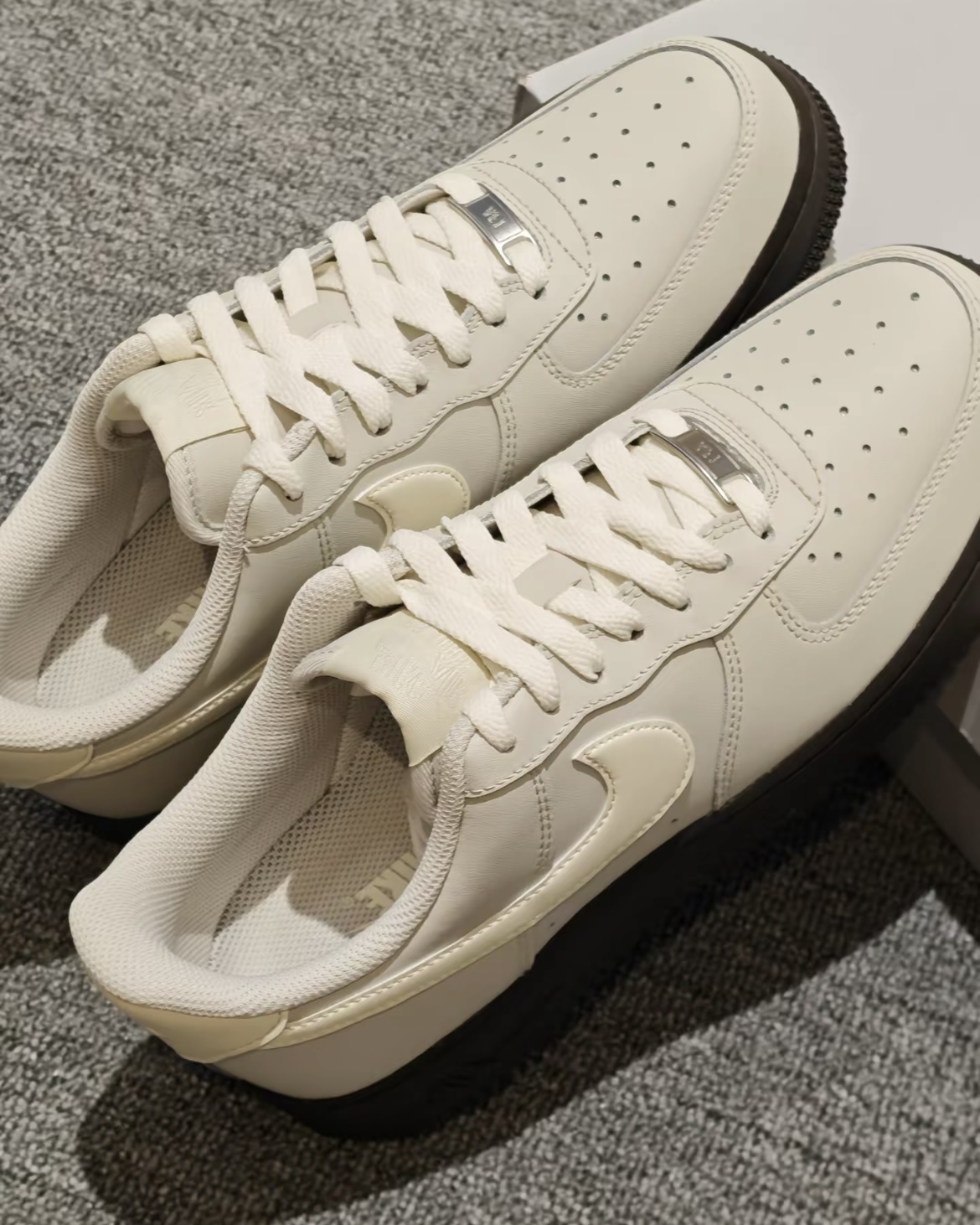 (現貨) Nike Air Froce 1 Low - Bone Black