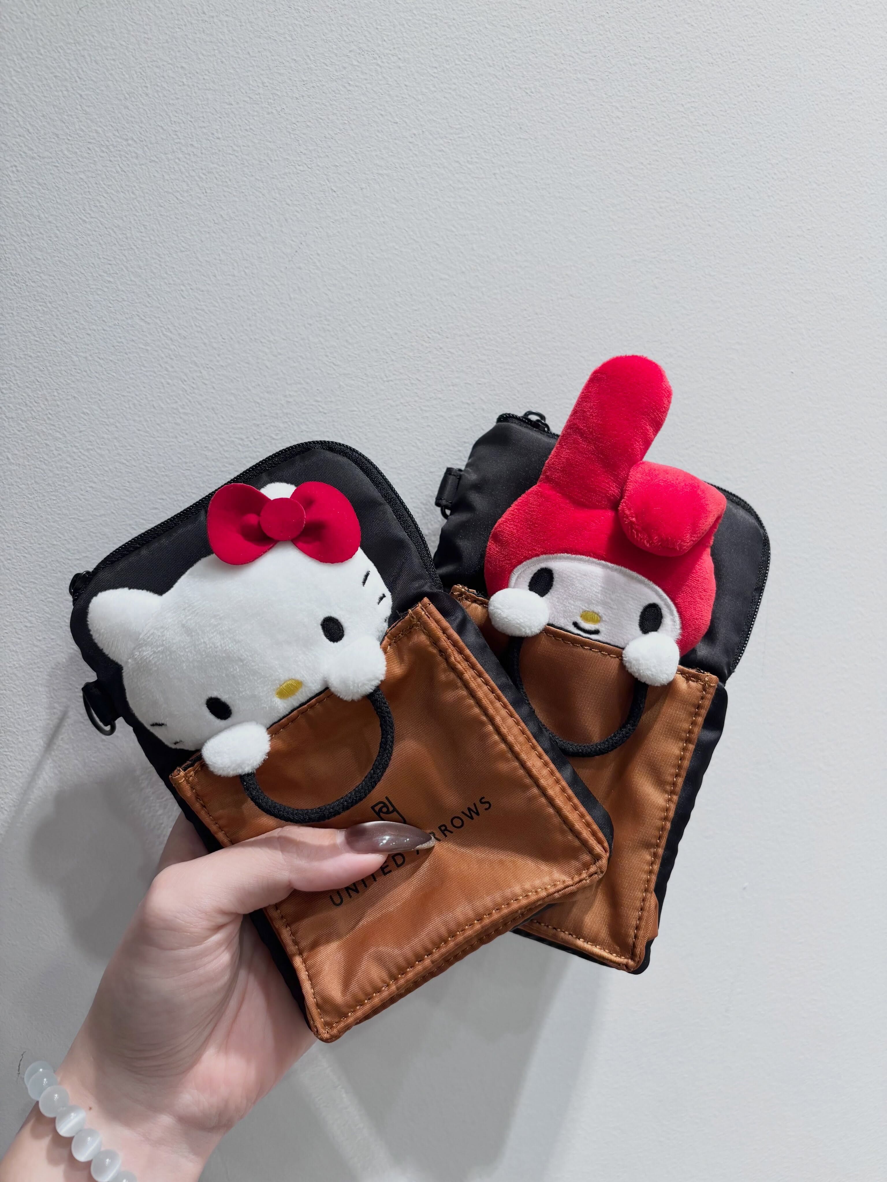 HELLO KITTY X UNITED ARROWS MY MELODY 聯名款 吊飾 收納袋 美樂蒂 三麗鷗