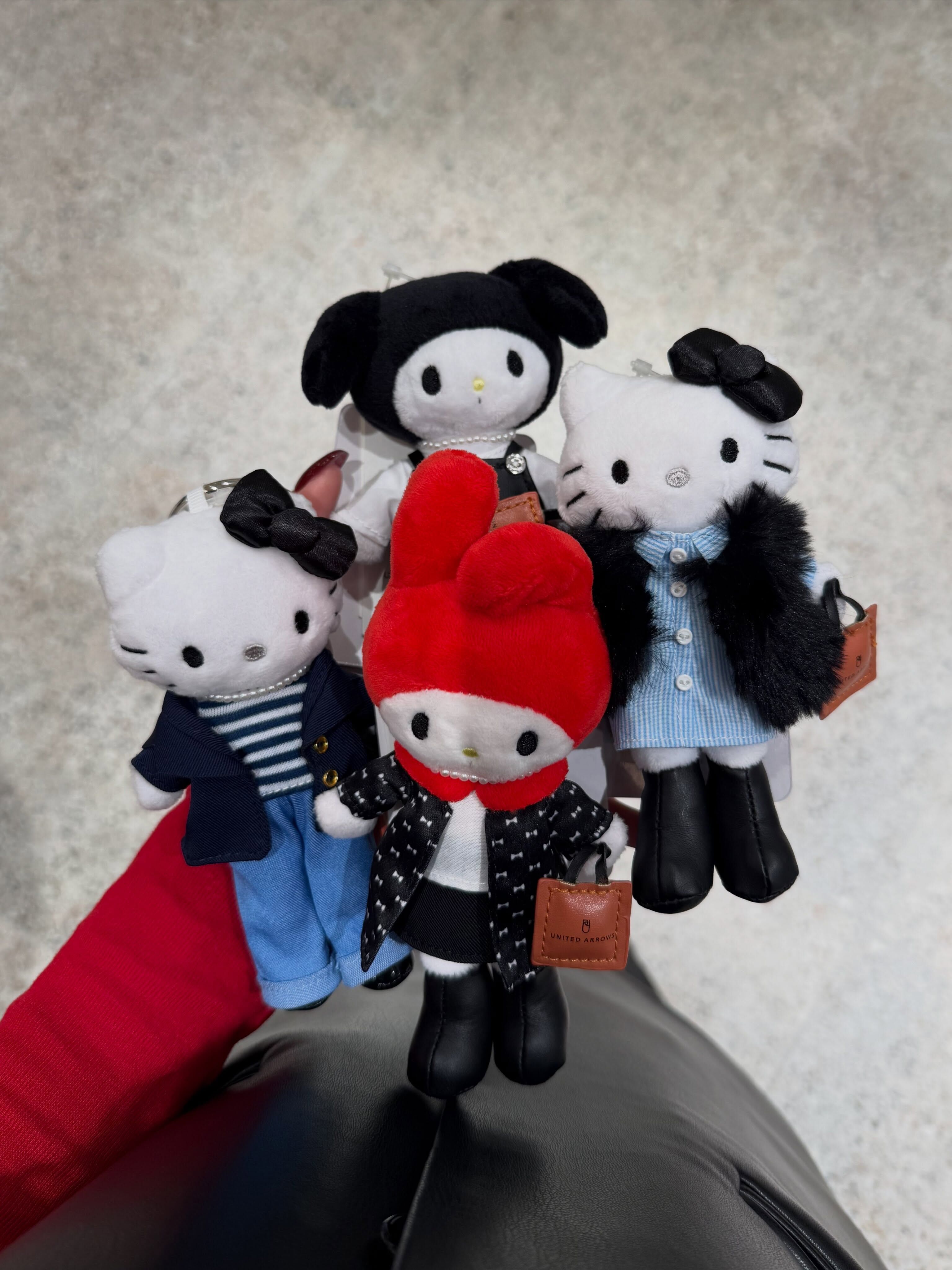 HELLO KITTY X UNITED ARROWS MY MELODY 聯名款 吊飾 長腿KITTY 美樂蒂 三麗鷗