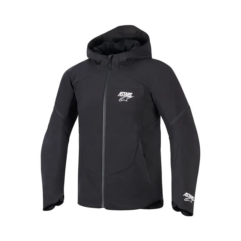 Alpinestars A星 AEROSHELL WP 防水連帽防摔外套 黑／黑