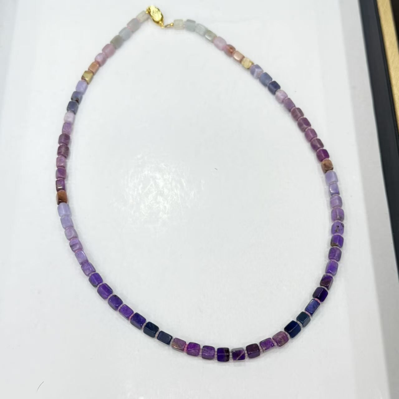 1020GZ179-GZTRIP-SUGILITE-冰种彩虹 舒俱來頸鍊 (A179)