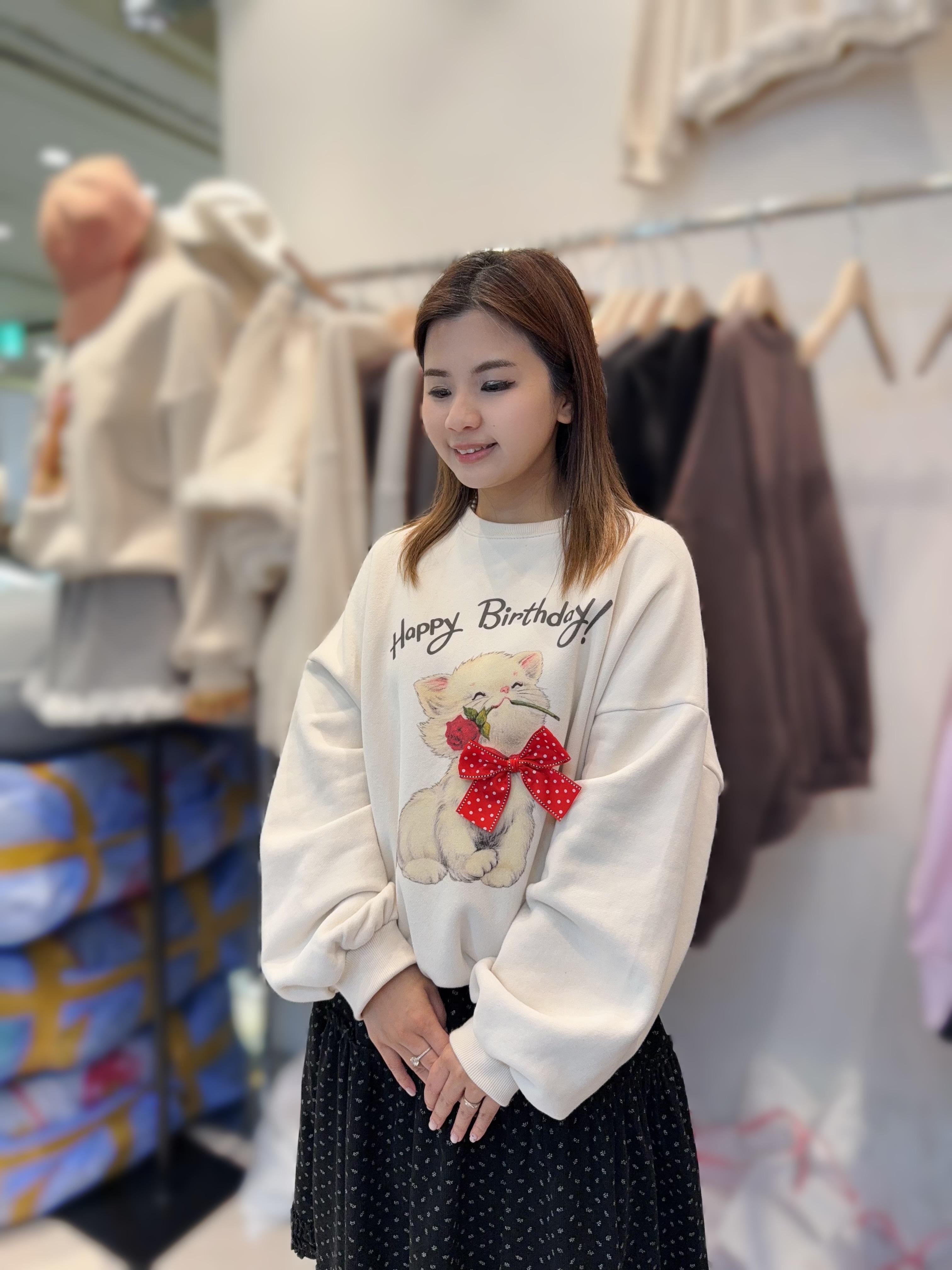 EE02  可愛貓貓  毛底 胸54-60 長24 $449
