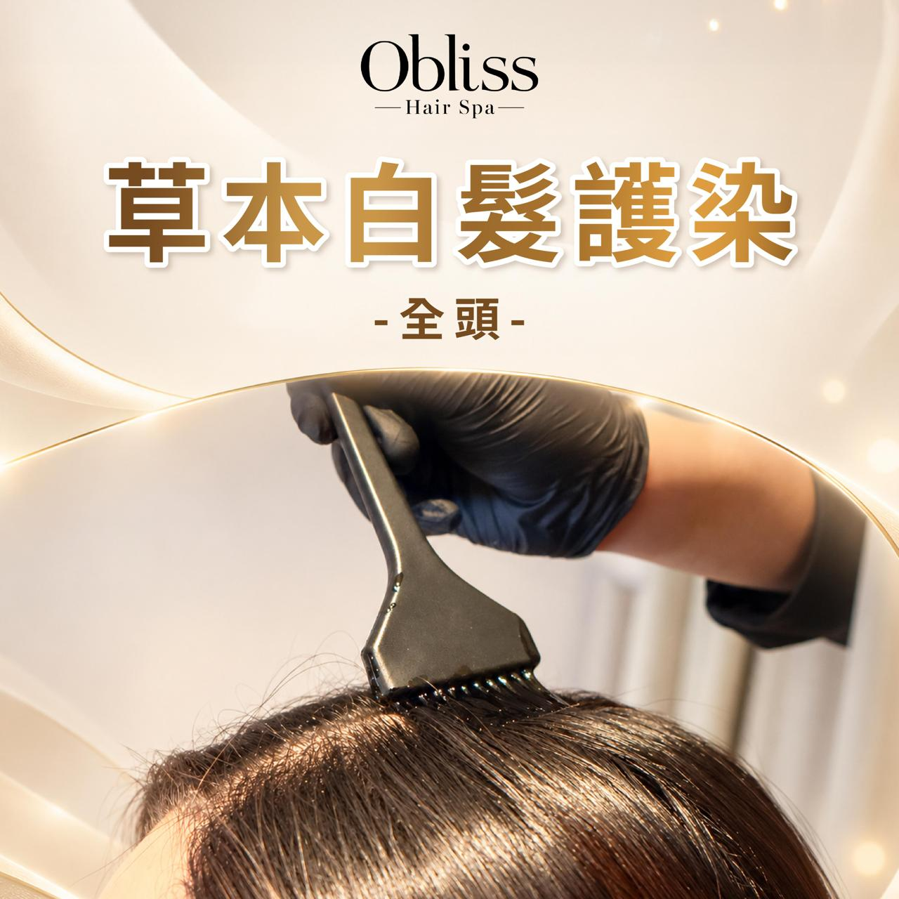 FZ003 Obliss Hair Spa - 草本白髮護染 (全頭)