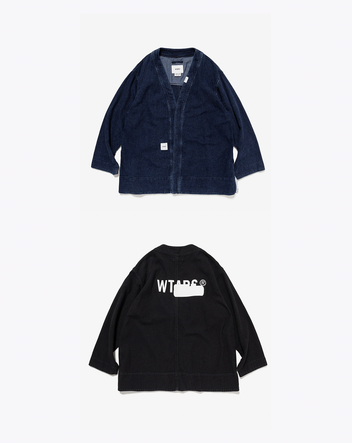 [現貨] WTAPS FW26 DOU / JACKET / COTTON. DENIM. SASHIKO | INDIGO / BLACK