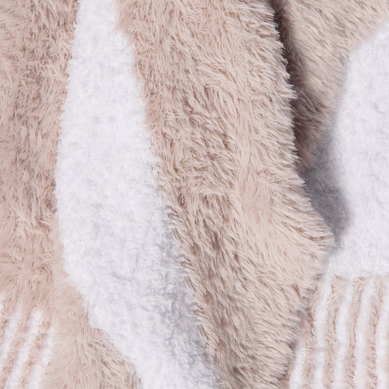 NIKE COZY EYELASH KNIT BLANKET 針織毯 雙人加大毛毯 毯子 被子 奶茶 N1014950209OS [台灣現貨]
