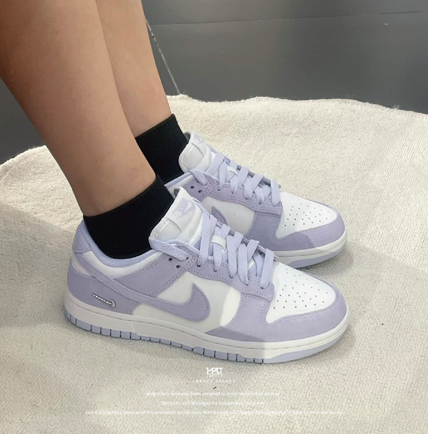 Nike Dunk Pale Purple 芋泥波波 麂皮 小銀勾 IO4244-500