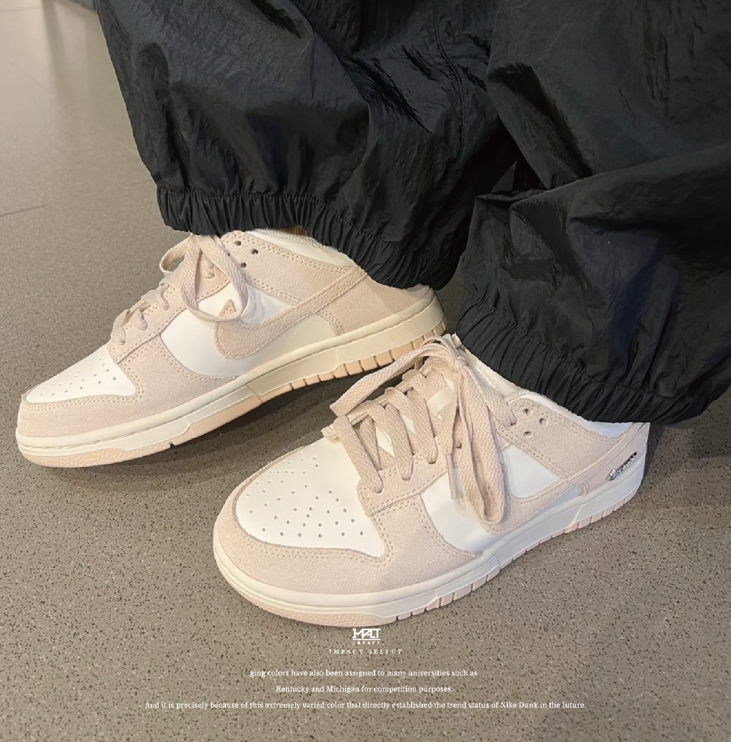 Nike Dunk Suede 燕麥米 杏色 麂皮 小銀勾 IO4244-201