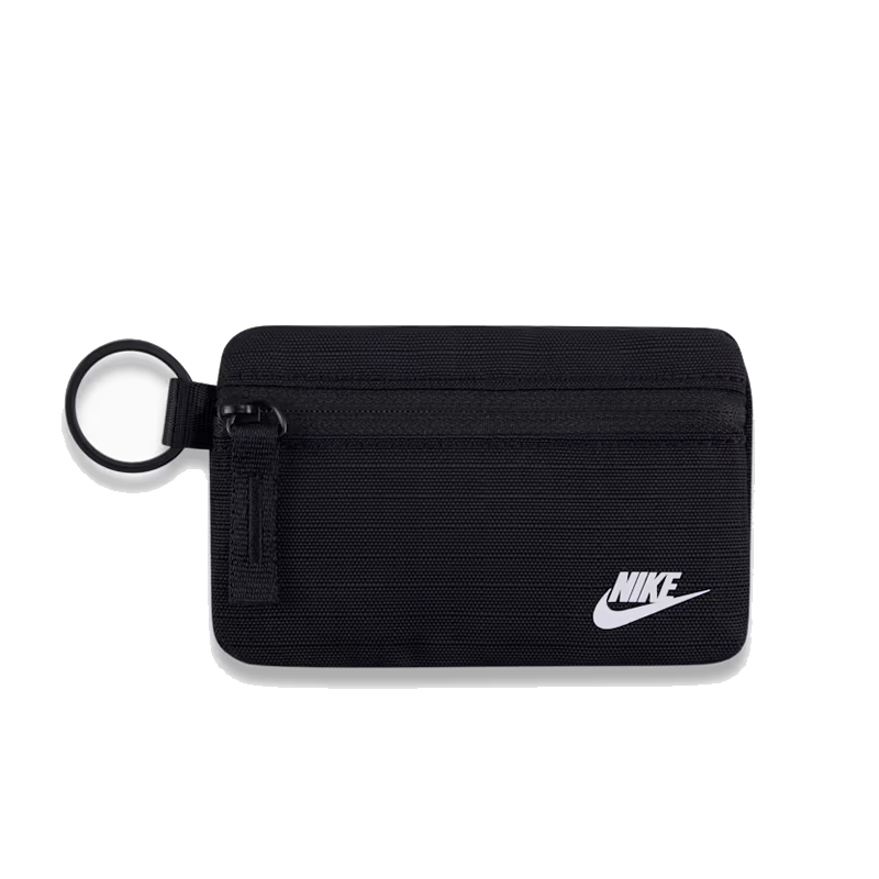 NIKE CLUB 零錢收納包 小皮包 零錢包 黑 N1013421091OS [台灣現貨]