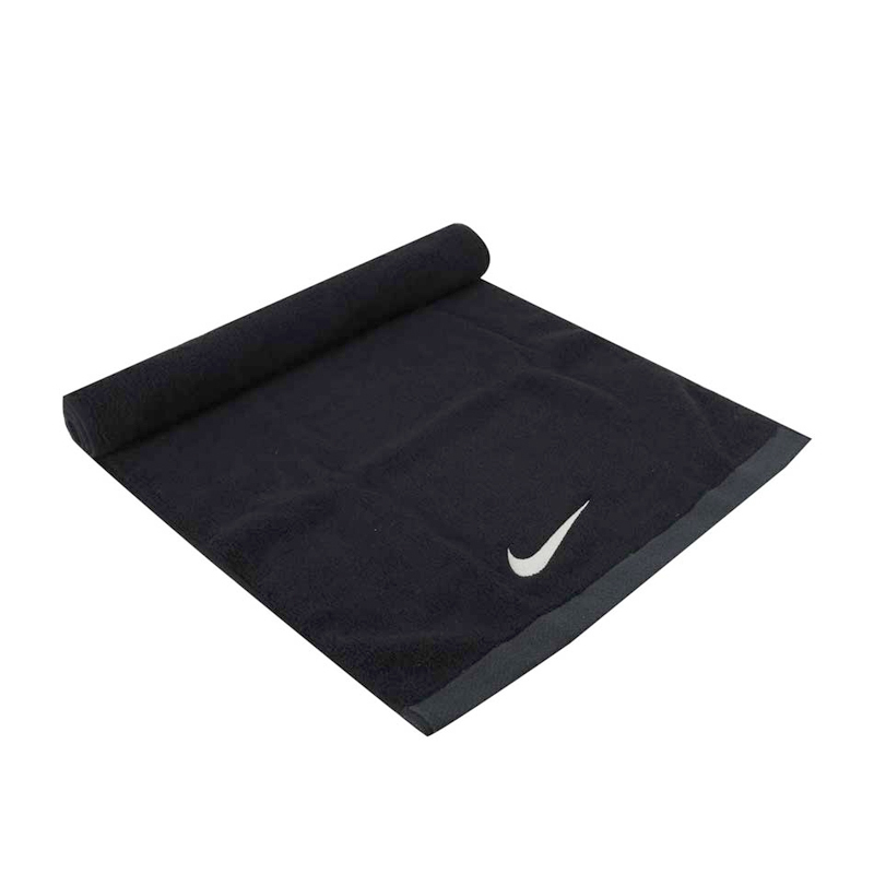 Nike Fundamental Towel  運動毛巾 80X35CM 純棉 黑 N1012438010MD [台灣現貨]